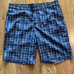 Nike Golf Dri Fit Men’s Blue Plaid. Short